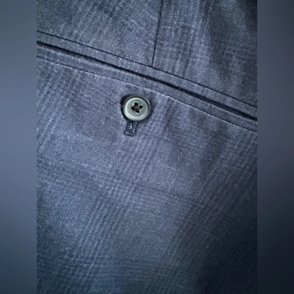 J. Crew | Men's Bedford Cotton Blue Pattern Dress Pants | 34x32